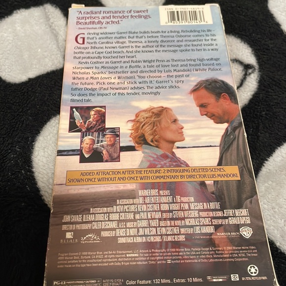 Message in a bottle VHS - Picture 2 of 2